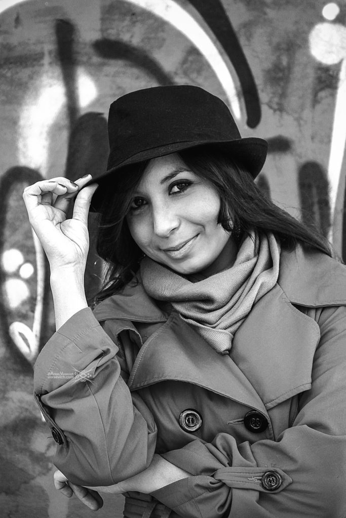 Black and white retro